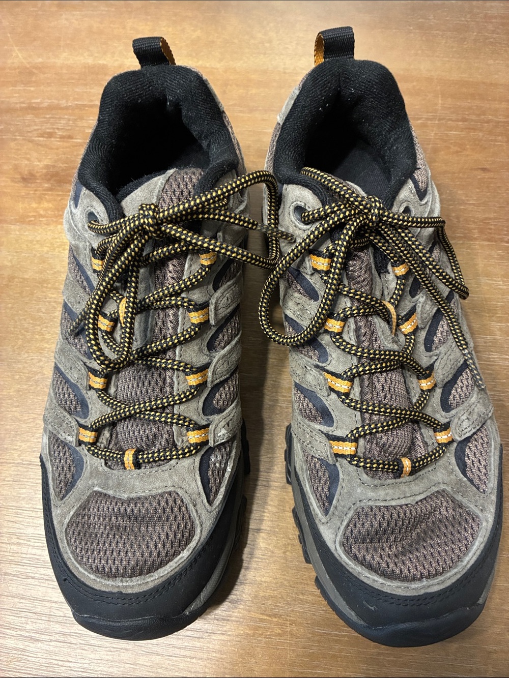 Merrell Men's Trail Hiking Shoes - Gray, Black & Brown